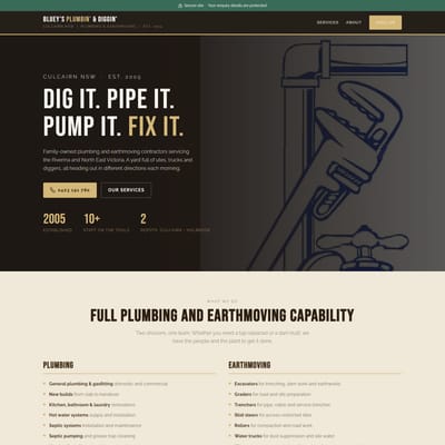 Bluey's Plumbing, after