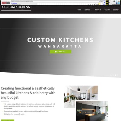 Custom Kitchens Wangaratta, before