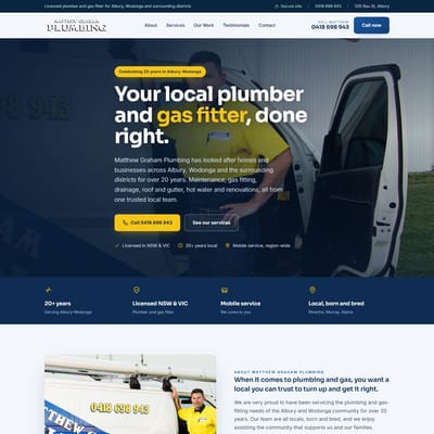 Matthew Graham Plumbing, after
