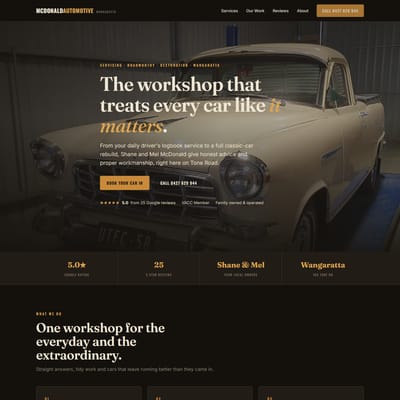 McDonald Automotive, after
