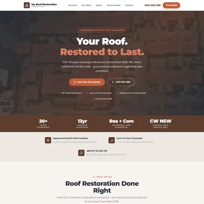 My Roof Restoration, after