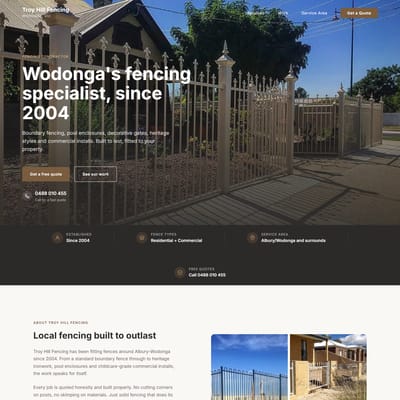 Troy Hill Fencing, after