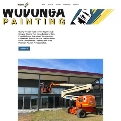 Wodonga Painting, before
